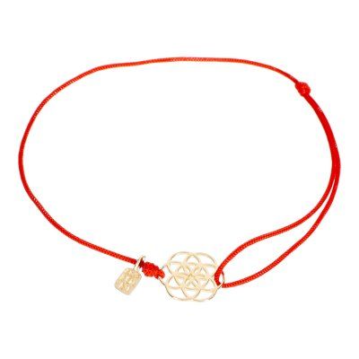 Браслет Семя Жизни, золото 585 