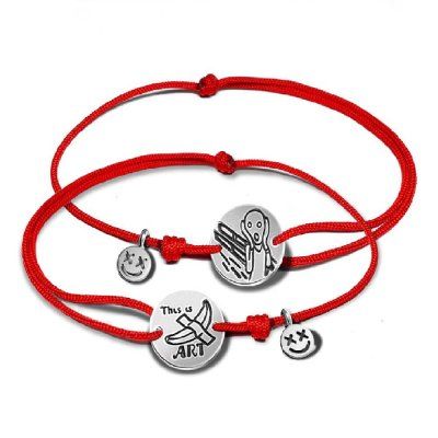 Парные браслеты Искусство, серебро 925