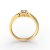Кольцо помолвочное Классика, золото 585 пробы, цена без бриллианта фото 3 Аmorem