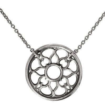 Чокер Круг Тишины, серебро 925 — символ внутреннего спокойствия, гармонии и защиты