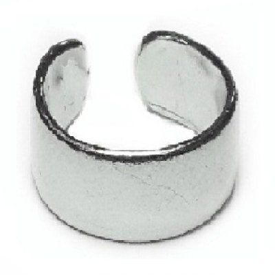 Кафф плоский - размер большой, серебро 925