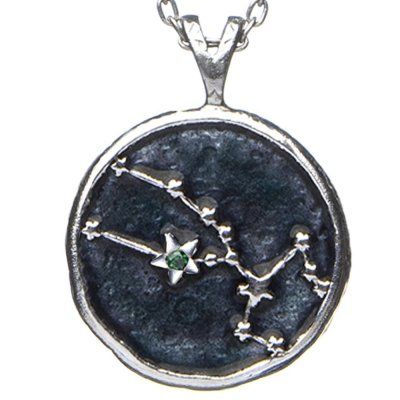 Кулон Знак зодиака Телец на цепочке, серебро 925