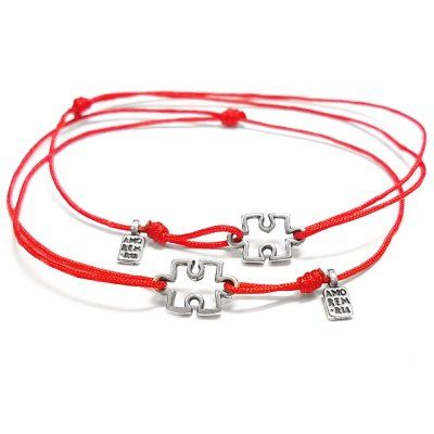  Парные браслеты Предназначение, серебро 925