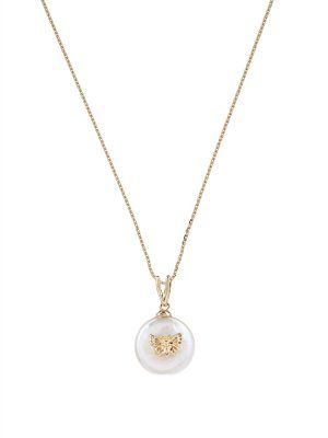  Колье Fabulamare Бабочка, золото 585