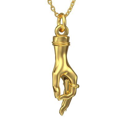 Кулон Мудра Знания, золото 585