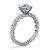 Помолвочное кольцо Нежный цветок, золото 585 и бриллианты фото 3 Аmorem
