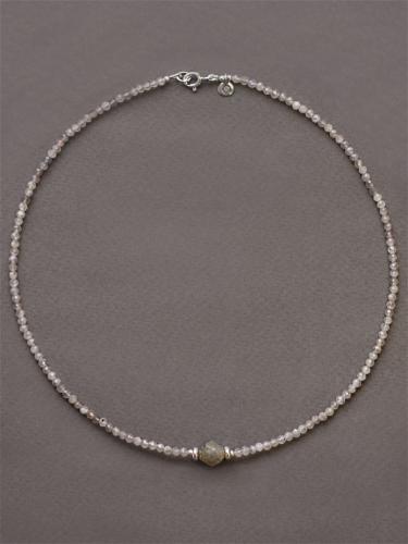 Колье "Spirit" из лабрадорита, ожерелье из лабрадора фото 1 Аmorem