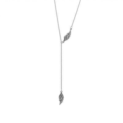 Колье Крылья любви, серебро 925 — символ нежности и вдохновения