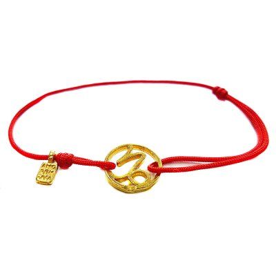 Браслет, знак зодиака Козерог, золото 585