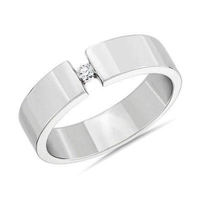 Мужское помолвочное кольцо Мужество, золото 585 и бриллиант