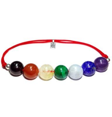 Браслет 7 чакр, серебро 925