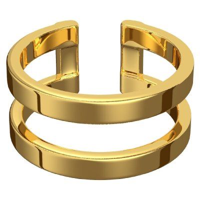 Фаланговое кольцо Судьба, золото 585 — символ пути и гармонии