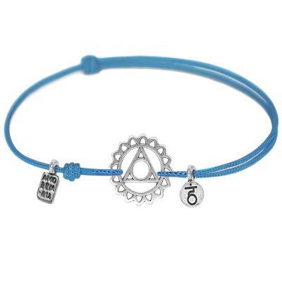 Браслет Вишудха для 5-й чакры, серебро 925