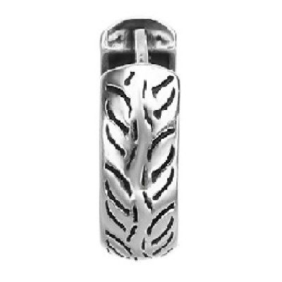 Серьга Мотоспорт М7, серебро 925