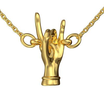 Кулон Мудра Исцеления, золото 585 — символ баланса и внутренней гармонии