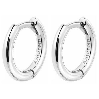 Серьги-кольца Баланс 14 мм, серебро 925 — символ целостности и баланса