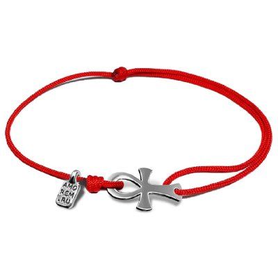 Браслет Анкх — египетский крест, серебро 925