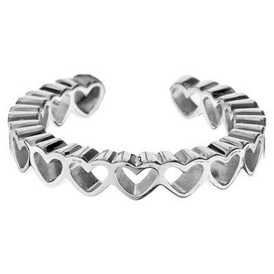 Кольцо Объединение сердец, серебро 925 — символ любви и единства