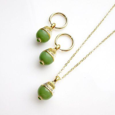 Серьги Олива