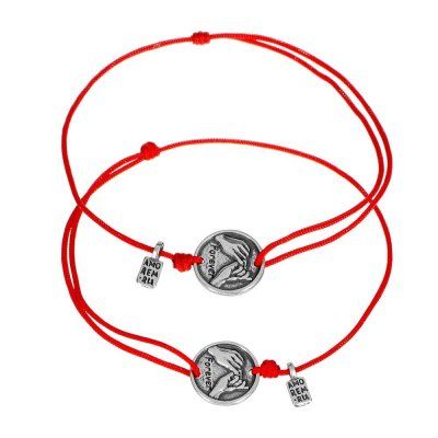 Парные браслеты Forever you & me, серебро 925