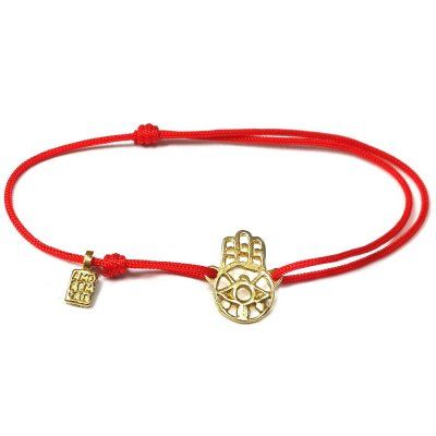  Браслет Хамса (Рука Фатимы), золото 585