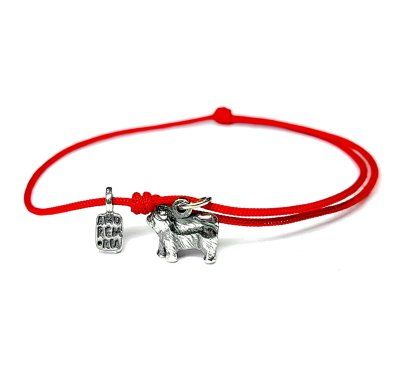  Браслет Чау чау, серебро 925