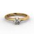 Кольцо помолвочное Романтик, золото 585 пробы, цена без бриллианта фото 3 Аmorem
