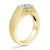 Мужское помолвочное кольцо Серьезный шаг, золото 585 и бриллиант фото 3 Аmorem
