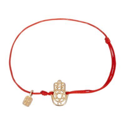 Браслет Хамса со звездой, золото 585 