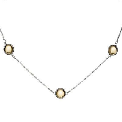 Чокер Алхимия, раухтопаз 6 мм, серебро 925