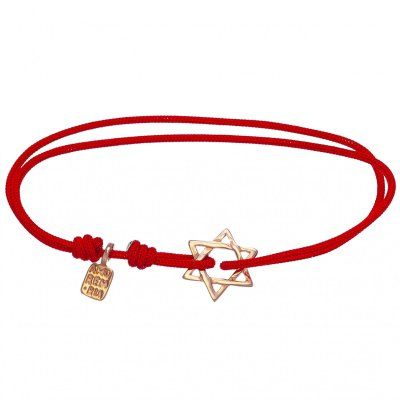  Браслет Звезда Давида, золото 585