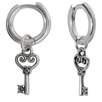 Серьги Ключ к Мечтам, серебро 925 — символ, который поддерживает и направляет своего обладателя к исполнению самых заветных желаний и целей