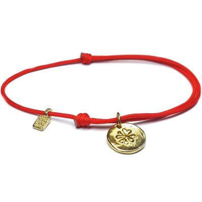  Браслет Клевер и 8, золото 585