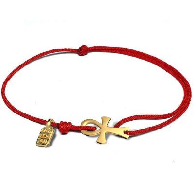 Браслет Анкх, золото 585