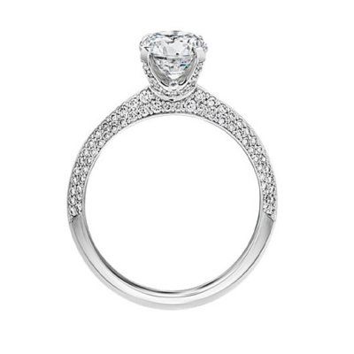 Кольцо помолвочное Солнечный день, золото 585 и бриллианты