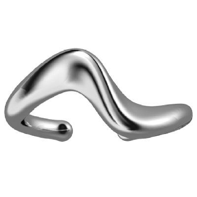 Кольцо Волна малое, серебро 925 — символ движения и свободы