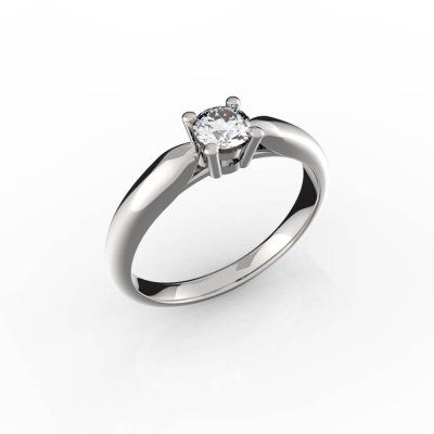 Кольцо помолвочное Классика, золото 585