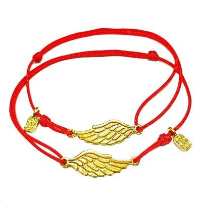  Браслет Парные браслеты Крылья, золото 585