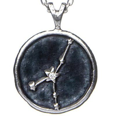 Кулон Знак зодиака Рак на цепочке, серебро 925