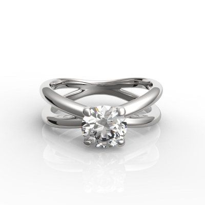 Кольцо помолвочное Вечность, золото 585