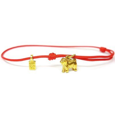  Браслет Мопс, золото 585