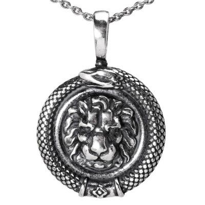 Кулон на цепи Дуэт Силы, серебро 925 — символ поддержки и энергии партнёрства