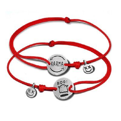  Парные браслеты Карма, серебро 925