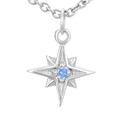 Кулон на цепи Вифлеемская звезда, серебро 925