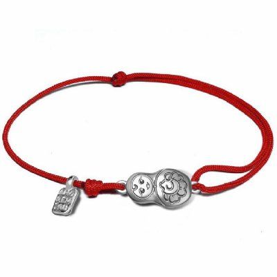 Браслет Матрёшка, серебро 925