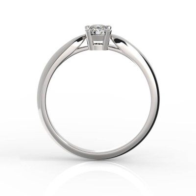 Кольцо помолвочное Классика, золото 585