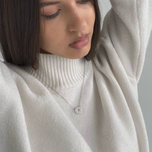 Чокер Анахата для 4-й чакры, серебро 925 - Amorem фото 1 Аmorem