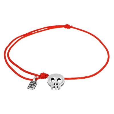 Браслет Череп, серебро 925