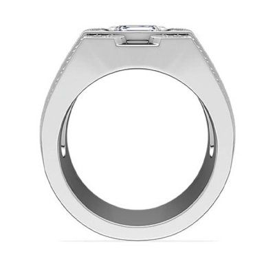 Мужское помолвочное кольцо Достояние, золото 585 и бриллианты