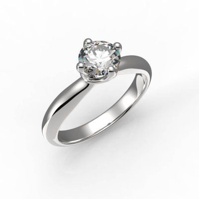 Кольцо помолвочное Чистота, золото 585